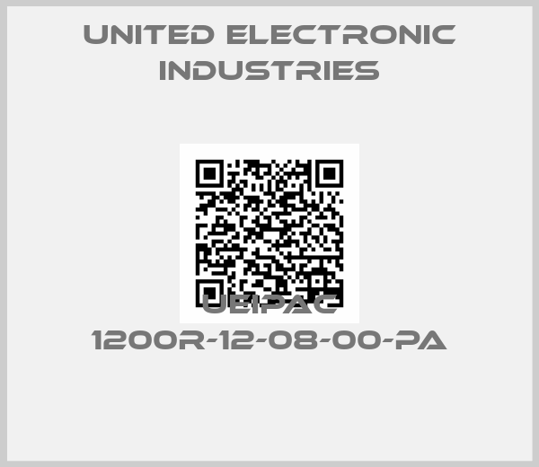 United Electronic Industries-UEIPAC 1200R-12-08-00-PA
