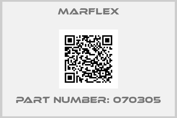 Marflex-part number: 070305