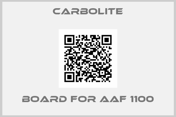Carbolite-board for AAF 1100