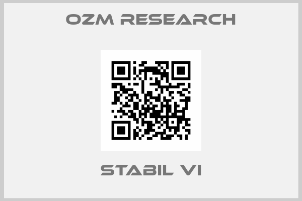 OZM Research-STABIL VI