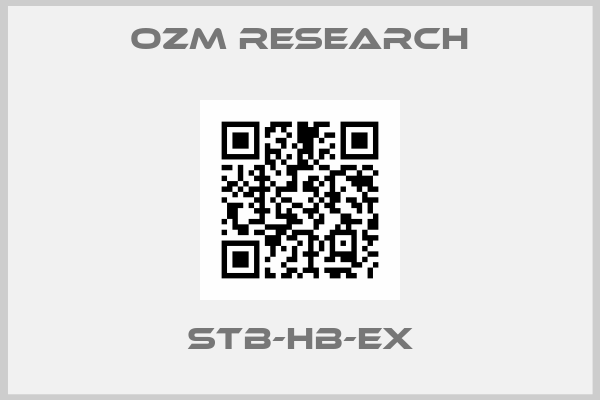 OZM Research-STB-HB-Ex