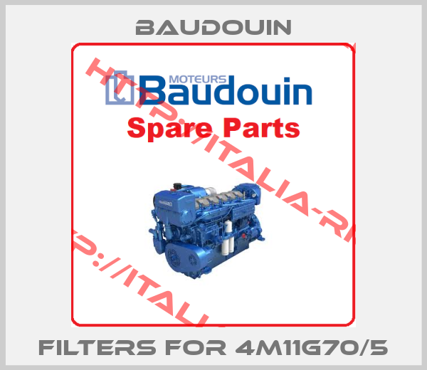 Baudouin-filters for 4M11G70/5