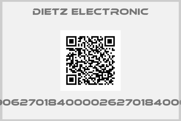 DIETZ ELECTRONIC-DG90627018400002627018400004