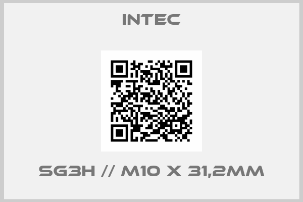 Intec-SG3H // M10 x 31,2mm