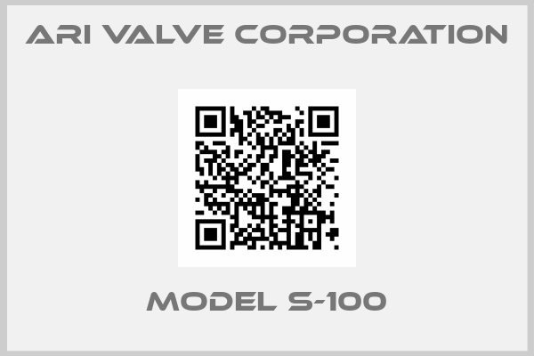 ARI Valve Corporation-Model S-100