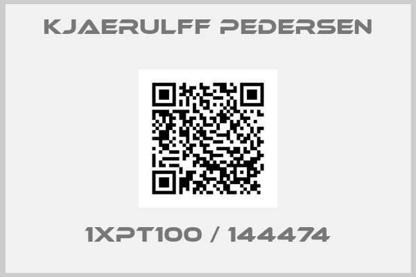 KJAERULFF PEDERSEN-1XPt100 / 144474