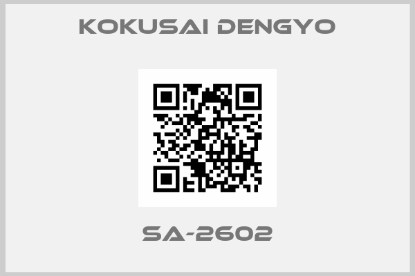 Kokusai Dengyo-SA-2602
