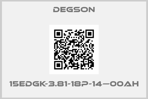 Degson-15EDGK-3.81-18P-14—00AH