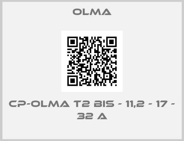 Olma-CP-OLMA T2 BIS - 11,2 - 17 - 32 A