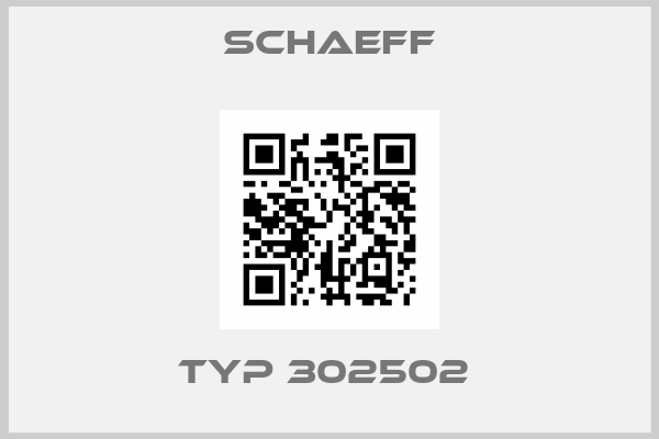 Schaeff-TYP 302502 