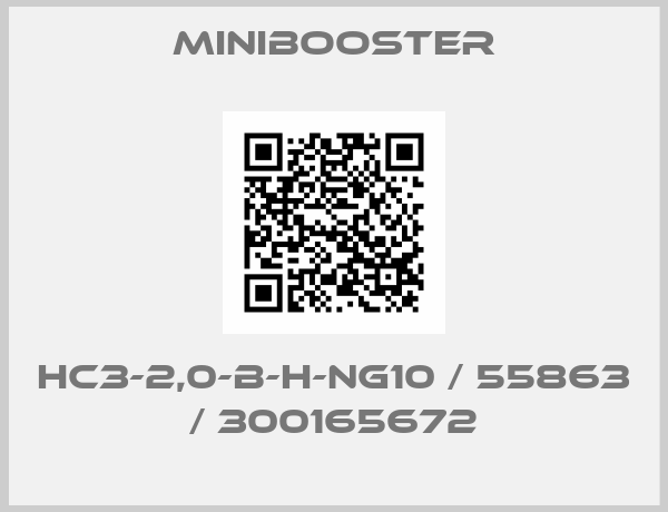 miniBOOSTER-HC3-2,0-B-H-NG10 / 55863 / 300165672