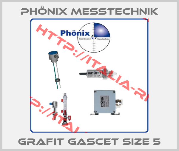 Phönix Messtechnik-Grafit gascet size 5