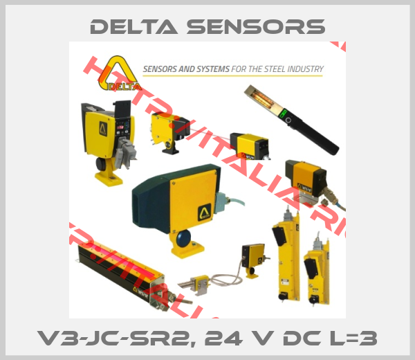Delta Sensors-V3-JC-SR2, 24 V DC L=3