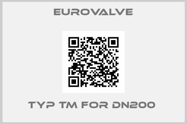Eurovalve-TYP TM FOR DN200 