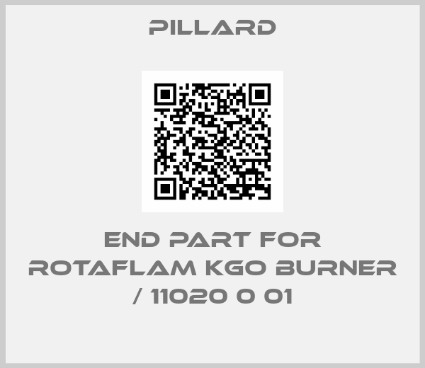 PILLARD-end part for Rotaflam KGO burner / 11020 0 01