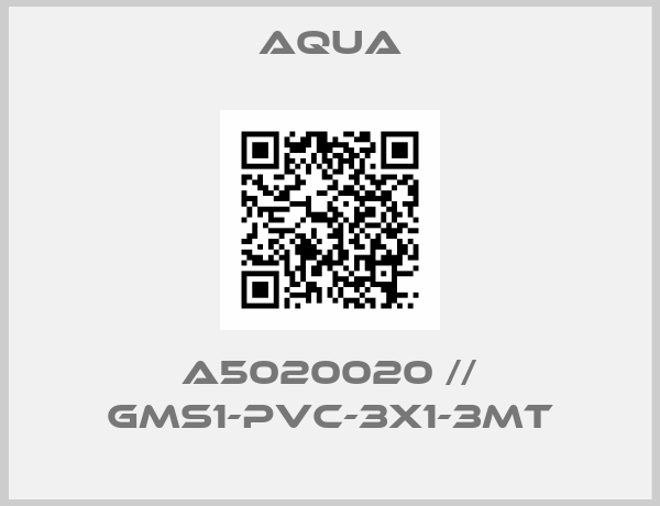 Aqua-A5020020 // GMS1-PVC-3X1-3MT