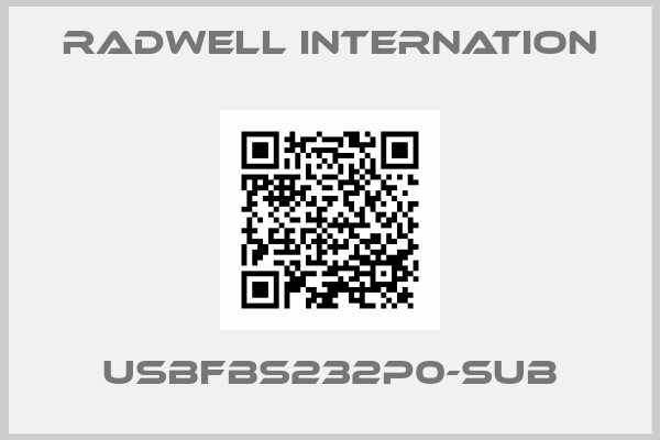 Radwell Internation-USBFBS232P0-SUB