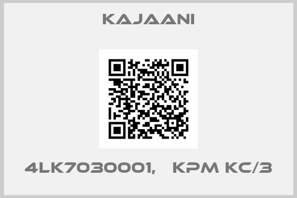 Kajaani-4LK7030001,   KPM KC/3