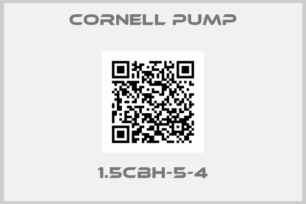Cornell Pump-1.5CBH-5-4