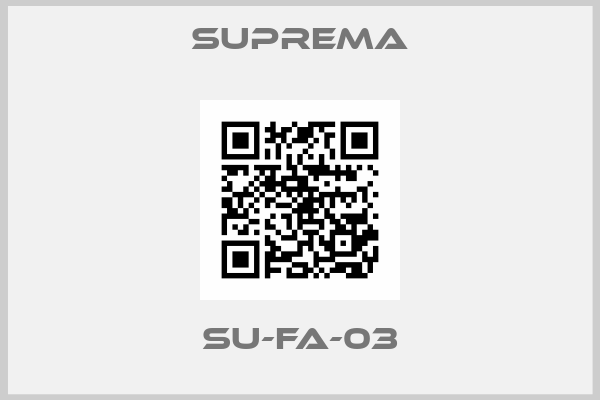 Suprema-SU-FA-03