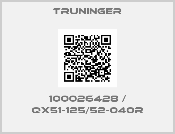 Truninger-100026428 / QX51-125/52-040R
