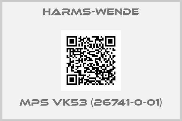 Harms-Wende-MPS VK53 (26741-0-01)