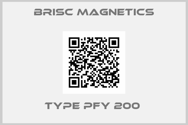 BRISC Magnetics-TYPE PFY 200 