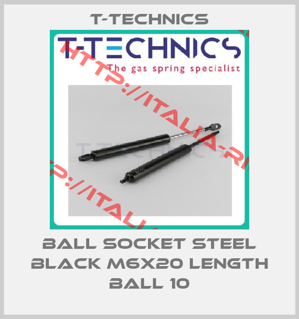T-Technics-Ball socket steel black M6x20 length ball 10
