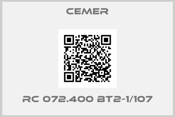 Cemer-RC 072.400 BT2-1/107