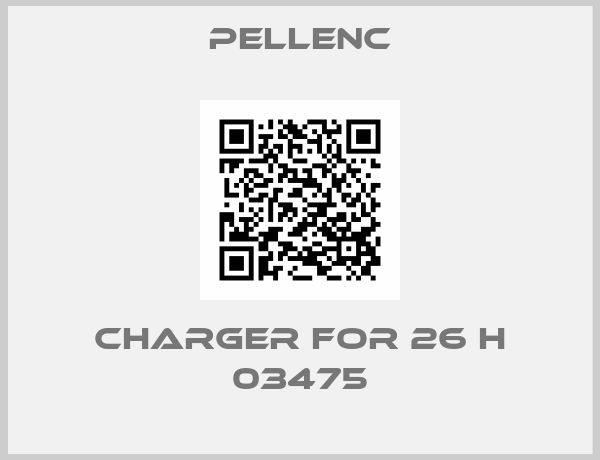Pellenc-charger for 26 H 03475