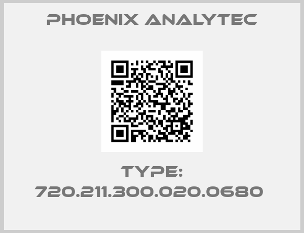 Phoenix Analytec-TYPE: 720.211.300.020.0680 