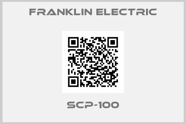 Franklin Electric-SCP-100