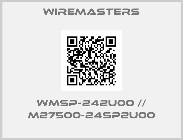 WireMasters-WMSP-242U00 // M27500-24SP2U00