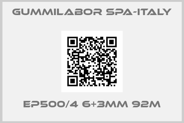 Gummilabor SPA-Italy-EP500/4 6+3mm 92m