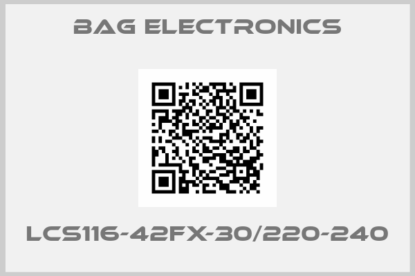 BAG Electronics-LCS116-42FX-30/220-240