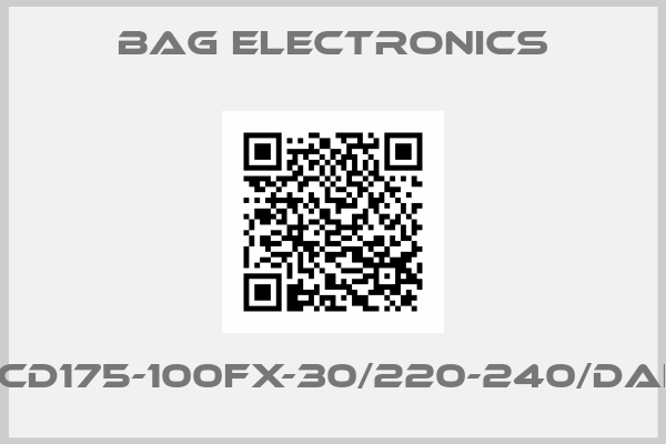 BAG Electronics-NCD175-100FX-30/220-240/DALI