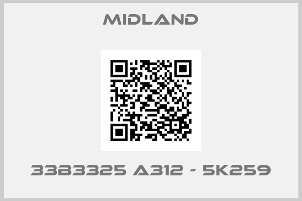 MIDLAND-33B3325 A312 - 5K259