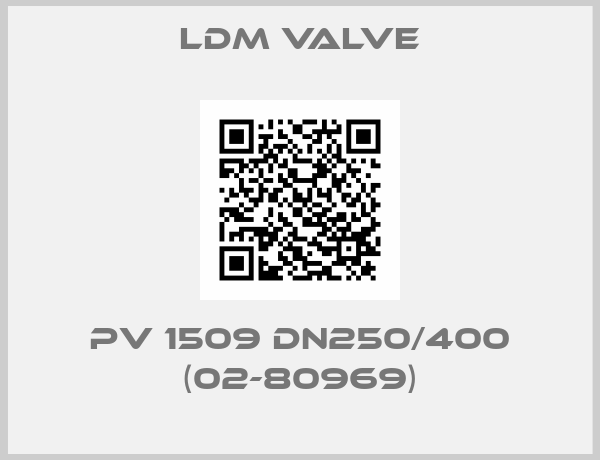 LDM Valve-PV 1509 DN250/400 (02-80969)