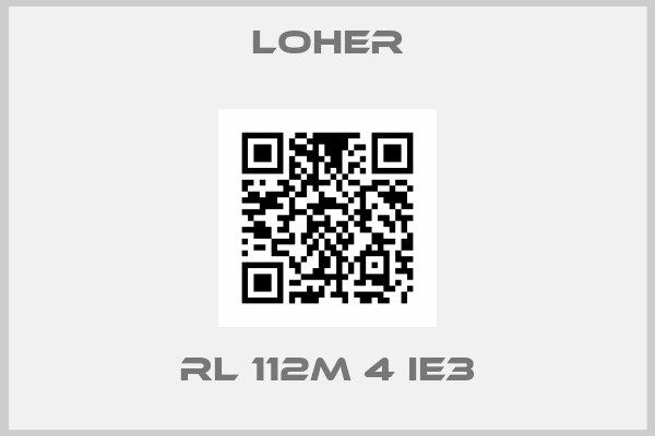 Loher-RL 112M 4 IE3