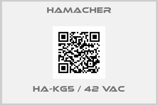 Hamacher-HA-KG5 / 42 VAC