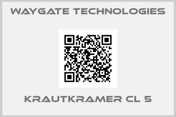 WayGate Technologies-Krautkramer CL 5