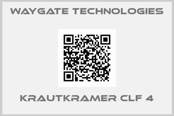 WayGate Technologies-Krautkramer CLF 4