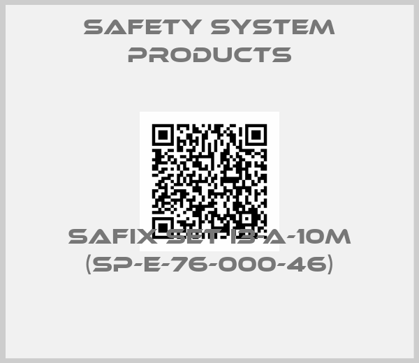 Safety System Products-SAFIX Set I3-A-10M (SP-E-76-000-46)