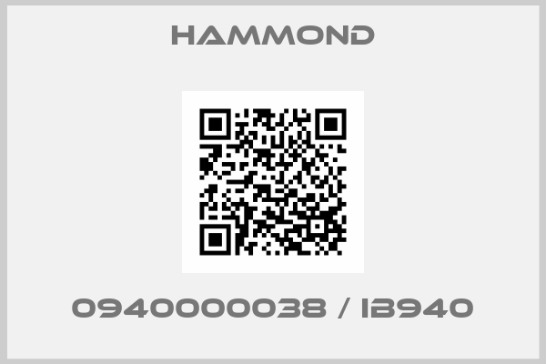 Hammond-0940000038 / IB940