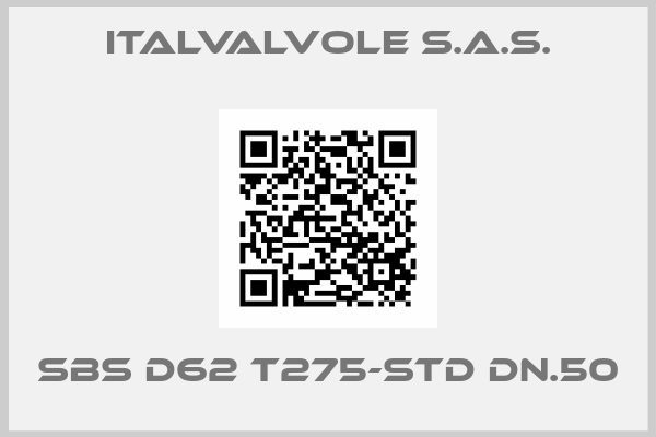 ITALVALVOLE S.A.S.-SBS D62 T275-STD DN.50