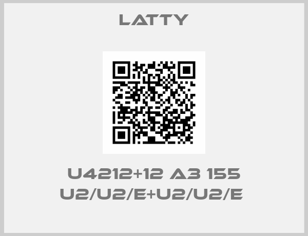 Latty-U4212+12 A3 155 U2/U2/E+U2/U2/E 