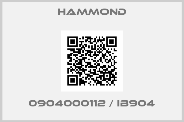 Hammond-0904000112 / IB904