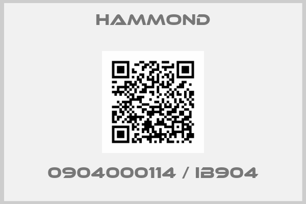 Hammond-0904000114 / IB904