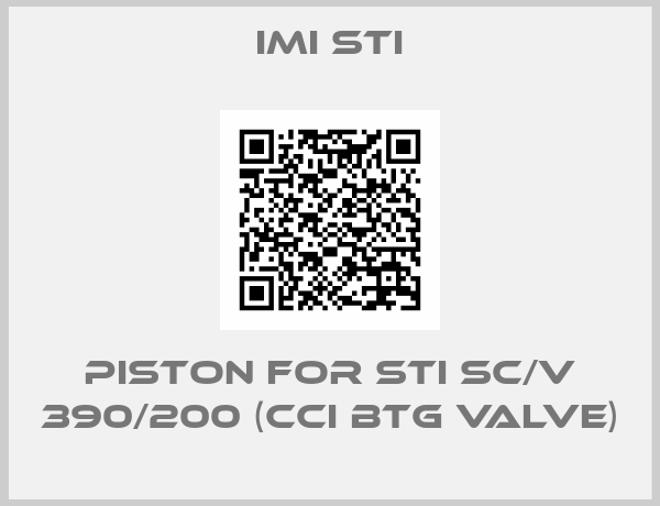 IMI STI-piston for STI SC/V 390/200 (CCI BTG Valve)