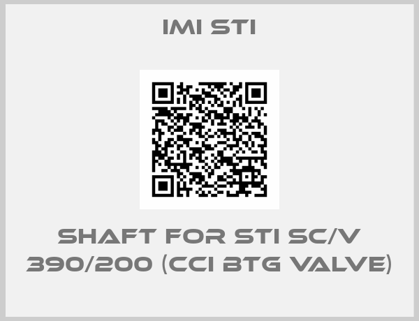 IMI STI-shaft for STI SC/V 390/200 (CCI BTG Valve)